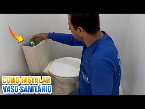 Como Instalar Vaso Sanitário com Caixa Acoplada (PASSO A PASSO COMPLETO)