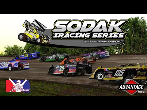 Super Late Model @ Cedar Lake Speedway | Round 6 SODAK iRacing Series - dirt track racing video image