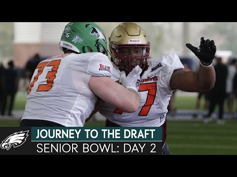 Recapping Day 2 of the 2022 Senior Bowl | Journey to the Draft video clip