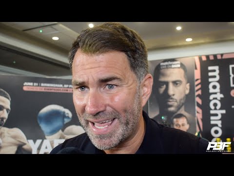 “WHERE IS HE?? I WILL TELL HIM STRAIGHT” – EDDIE HEARN WARNS CARL FROCH, REACTS TO STEFY BULL NEWS