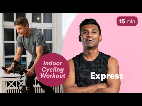 QUICK 15 MINUTE INDOOR CYCLING CLASS | INDOOR WORKOUT FOR BEGINNERS