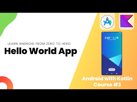 Creating Hello World App in Android Studio - Learn Android from Zero #3