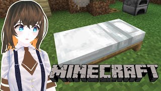 [LIVE] 【Minecraft】生まれてはじめての一人マイクラ　その4