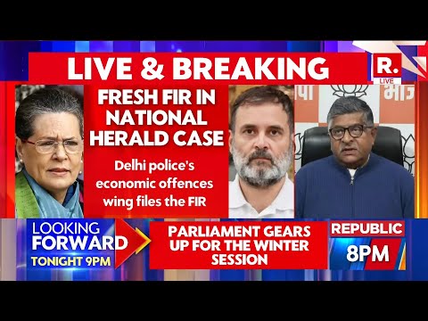 FIR Against Gandhis in National Herald Case: BJP Launches Fresh Attack on Congress |Republic TV LIVE