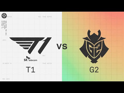 T1 vs G2｜2022 Mid-Season Invitational Knockout Stage Semifinals Day 2 Game 3