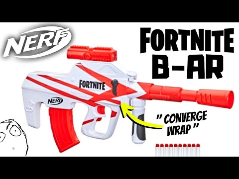 New Nerf Fortnite B-AR: Nerf Bullpup Burstfire Assault Rifle Goodness. It's a thing.