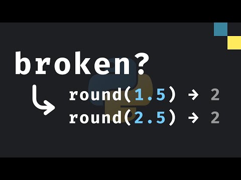 Is "round()" broken in Python?