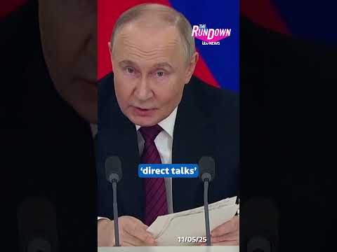 Ukraine's President Zelenskyy has agreed to meet Putin #itvnews #ukraine #russia