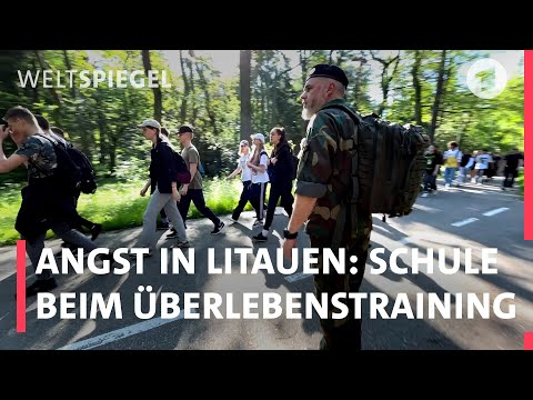 Angst vor Krieg mit Russland: Schule in Litauen macht Überlebenstraining