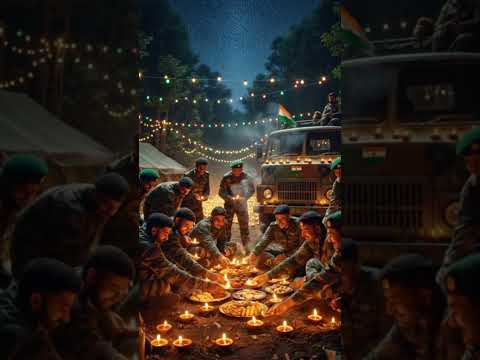 🇮🇳😱घर से दूर, वतन के लिए फौजी की दीवाली ❤️🔥#army wale kaise bnate hai diwali #shorts #diwali #trend