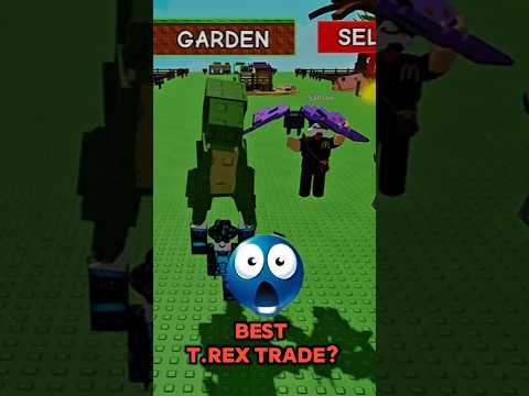Is This the BEST T.Rex Trade in Grow A Garden?! 😱🤑 #shorts #roblox #growagarden