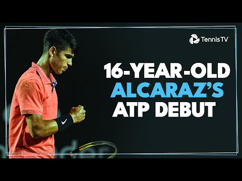 When 16-Year-Old Carlos Alcaraz Won His FIRST ATP Match 🥵 | Rio 2020 Extended Highlights