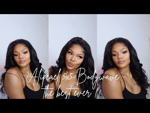 THE BEST 5X5 BODYWAVE IVE EVER HAD , ITS GIVING GROWN WOMAN // ALIPEARL HAIR REVIEW & INSTALL