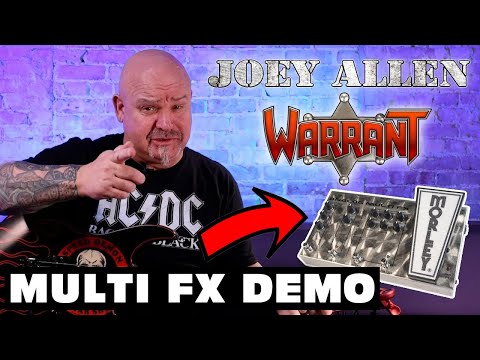 Joey Allen of Warrant Demos the Morley Analog Multi FX AFX-1 With his Fly Rig