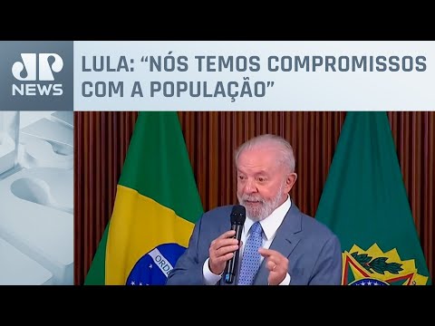 Lula discursa na primeira reunião ministerial de 2024