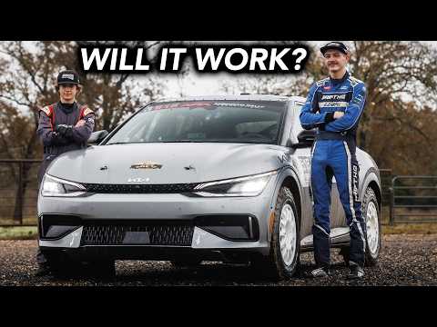 Driving the Kia ev6: Electric Rally Adventure at the Rally Ranch