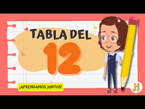 Memoriza la tabla del 12 ¡Canta y aprende con nosotros!
