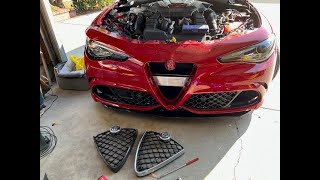 Sostituire scudetto Alfa Romeo GIULIA Quadrifoglio