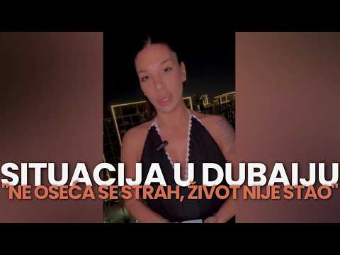 Ekskluzivno ukljucenje iz Dubaija - Nina Prlja - 