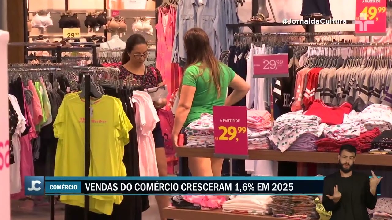 Comércio registra nono ano seguido de alta