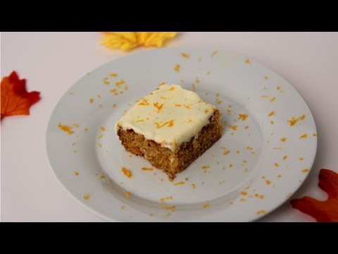 Carrot Cake Bars Recipe - Laura Vitale - Laura in the Kitchen Episode 465 - UCNbngWUqL2eqRw12yAwcICg