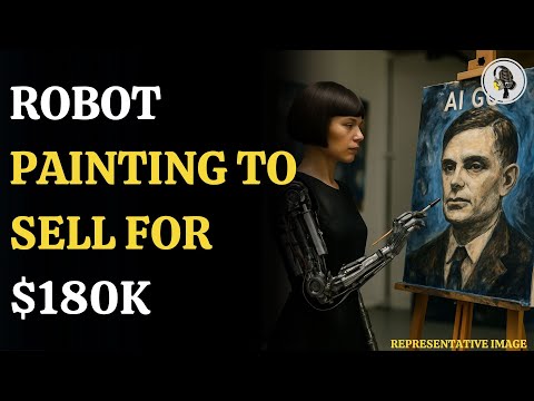 Humanoid Robot's Alan Turing Portrait to Be Auctioned by Sotheby’s for $180K! | WION Podcast