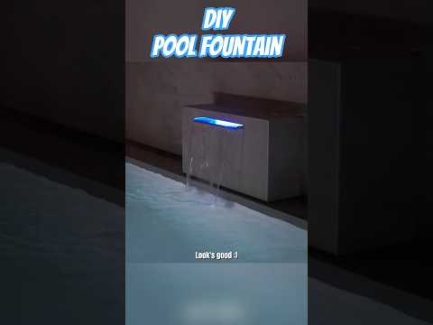 Homemade Pool Fountain — Relaxing and Beautiful!