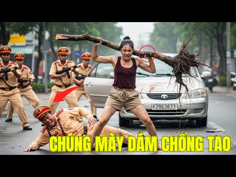 Tưởng Là Cô Gái Yếu Đuối, Ai Ngờ Khi Cảnh Sát Hống Hách Nạt – Cô Khiến Hắn Phải Khóc Trong Sợ Hãi!