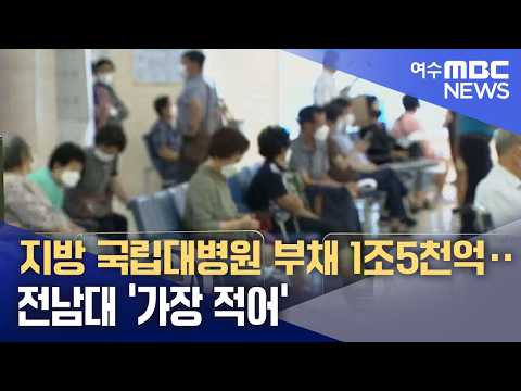 지방 국립대병원 부채 1조5천억‥<strong>전남대</strong> '가장 적어' (261006화/뉴스투데이)