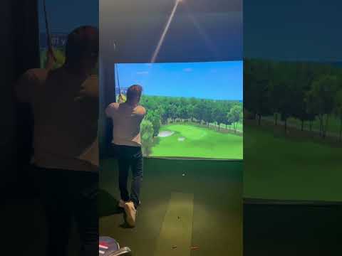 Par three new irons #golf #shorts #simulator #goodgood #titleist #torreypines #pga