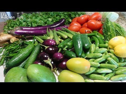 सब्ज़ी को लम्बे टाइम के लिये कैसे फ़्रेश रखे || Vegetable Storage Tips || Sangeeta's World