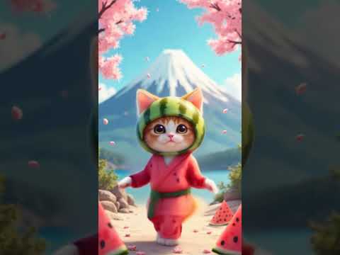 癒しと笑顔をお届け！AI猫のダンス短編動画 サムネイル