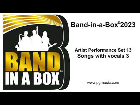 Band-in-a-Box® 2023: Songs with Vocals 3