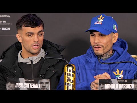 Jack Catterall vs Arnold Barboza • Full Final Press Conference video • Final Face Off