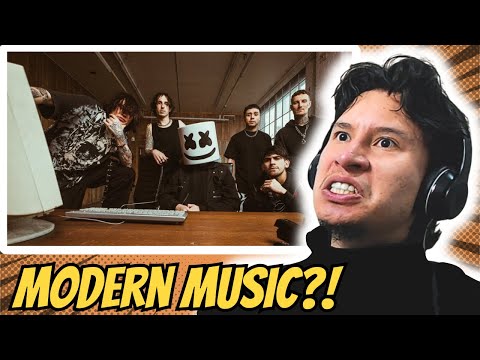 ARTIST REACTS! | Marshmello x SVDDEN DEATH x Crown The Empire - Fireball (Official Music Video)