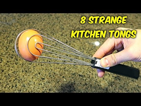 8 Strange Kitchen Tongs Gadgets put to the Test - UCe_vXdMrHHseZ_esYUskSBw