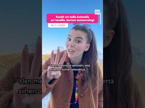 JOKO NYT ON KEVÄT?!🌞💐 #ylemix #uutiset #yleuutiset #yle #suomi #shorts #kevät