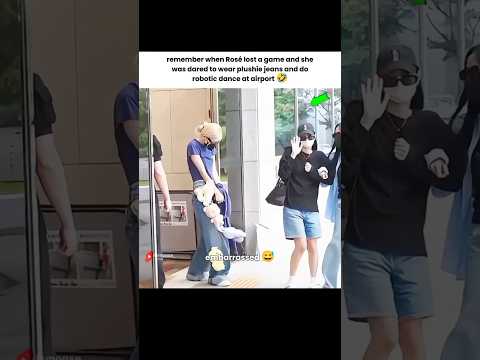 Rosé actually <strong>did</strong> <strong>it</strong> 😂 #rosé #로제 #blackpink #블랙핑크