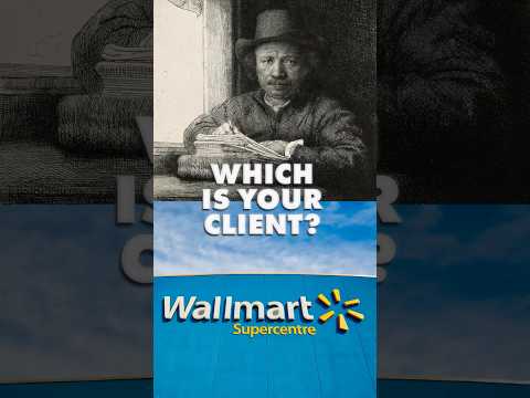 Not every project is a masterpiece…sometimes you’re working with Walmarts, not Rembrandts.