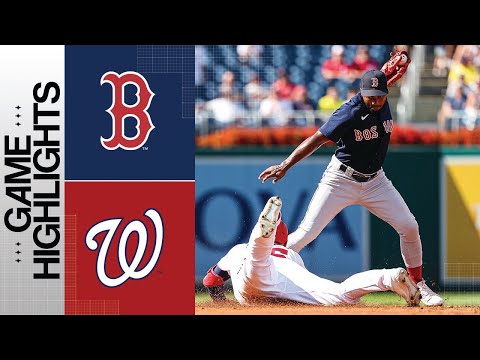 Red Sox vs. Nationals Game Highlights (8/17/23) | MLB Highlights video clip
