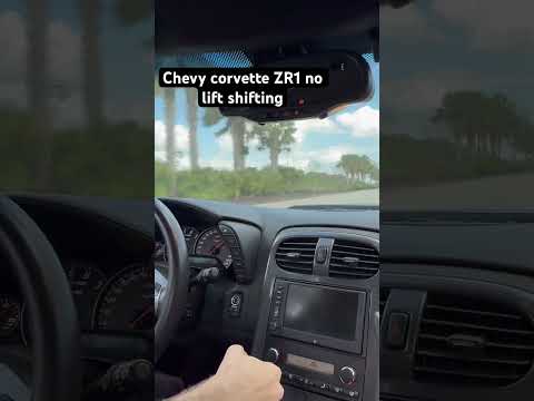 Chevy corvette driver doing a no lift shift lesson for us #florida #chevy #corvette #manual