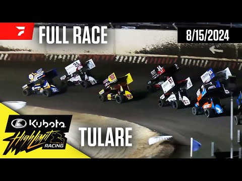 FULL RACE: Kubota High Limit Racing at Tulare Thunderbowl Raceway 8/15/2024 - dirt track racing video image