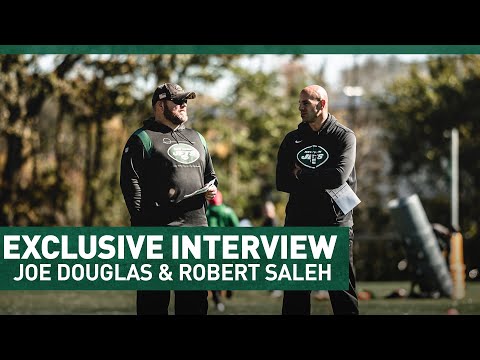 GM Joe Douglas & HC Robert Saleh Postseason Exclusive Interview | New York Jets | NFL video clip