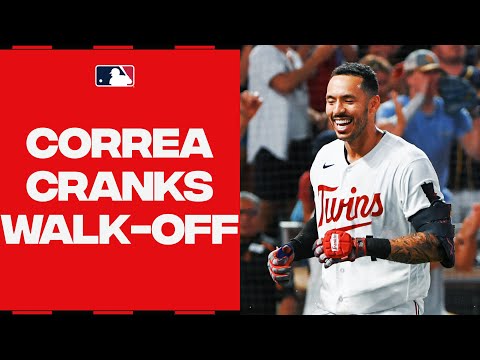 Carlos Correa is CLUTCH! HUGE walk-off homer for Twins! video clip