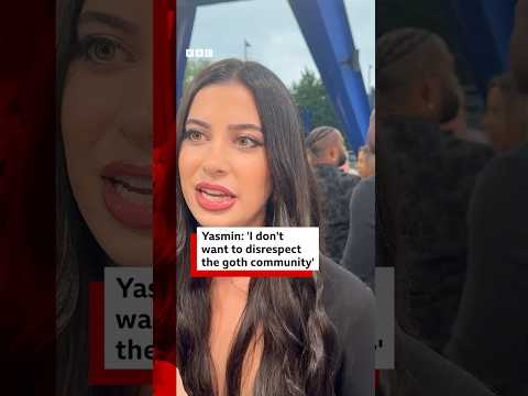 ‘I don’t want to disrespect the goth community’, says Love Island’s Yasmin. #YasminPettet #BBCNews