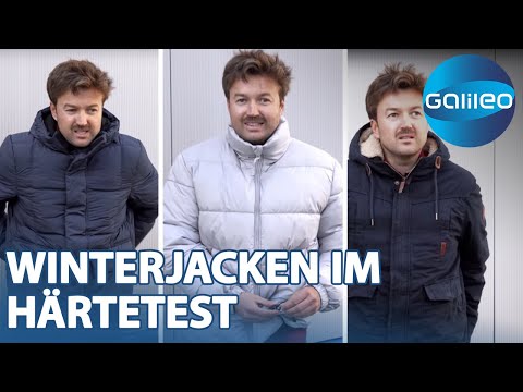 Winterjacken im Härtetest: Daunen, Polyester und Baumwolle im Vergleich | Galileo | ProSieben