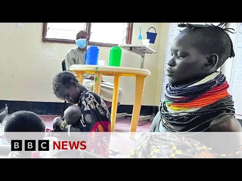 Starvation alert as children fill Kenya refugee ward after US aid cuts | BBC News
