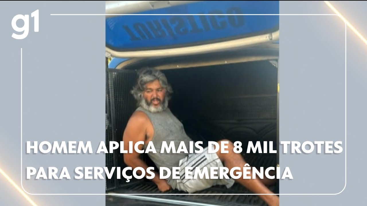 Homem é preso após fazer mais de 8 mil trotes para serviços de emergência