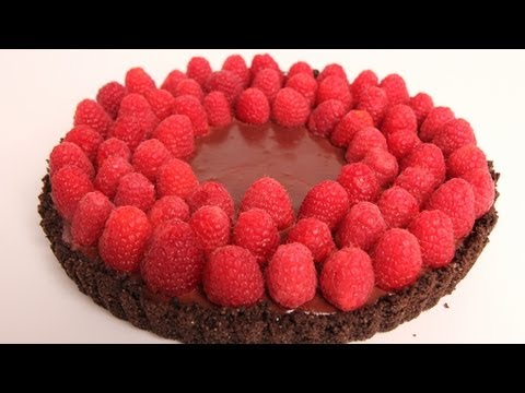 Chocolate Raspberry Tart Recipe - Laura Vitale - Laura in the Kitchen Episode 317 - UCNbngWUqL2eqRw12yAwcICg