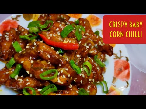 Crispy baby corn chilli| Honey chilli baby corn| Baby corn Manchurian recipe| Indo Chinese babycorn